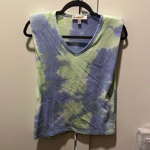 BLANK NYC shoulder padded shirt